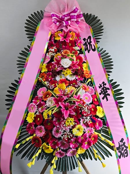 한국기독교연합회관 연합웨딩홀 가장 인기있는 3단화환 기본형